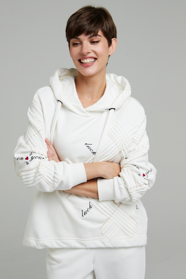 худи check white