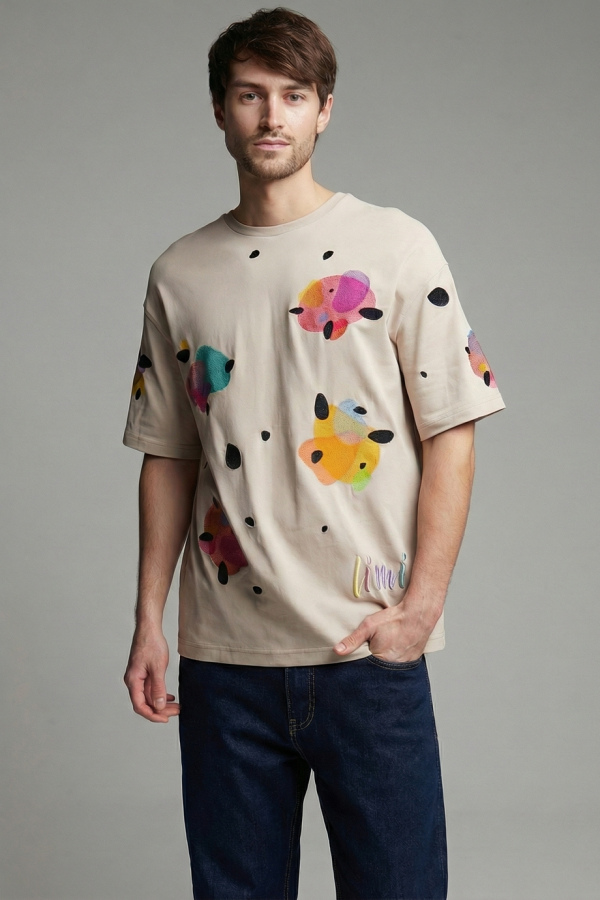 Футболка Colors beige