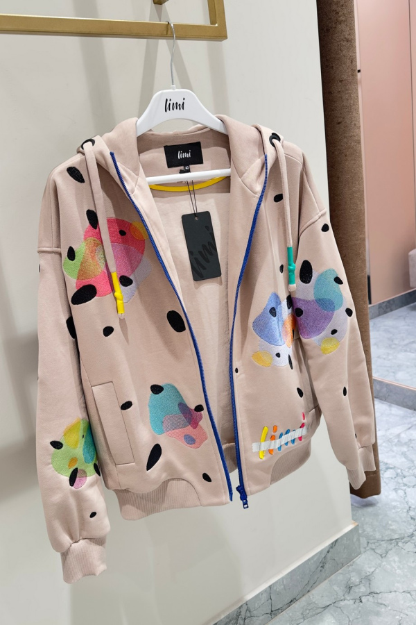 толстовка Colors бежевая