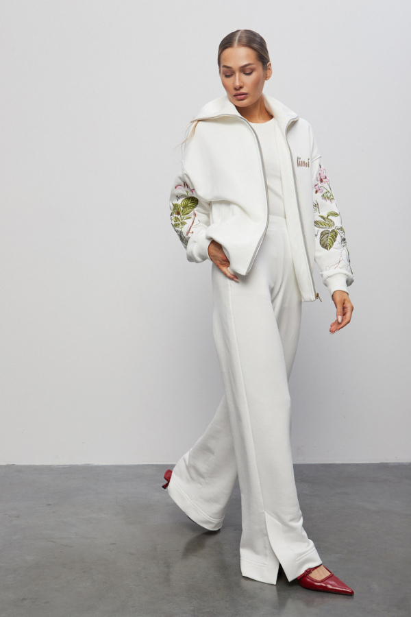 брюки палаццо White / под заказ